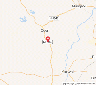 Map of Ghat Bamori, Madhya Pradesh