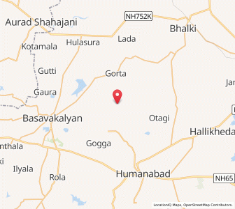 Map of Ghat Borul, Karnataka