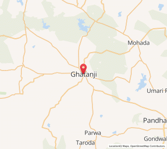 Map of Ghatanji, Maharashtra