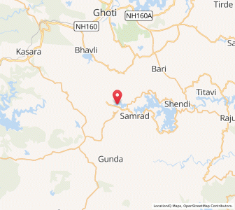 Map of Ghatgarh, Maharashtra
