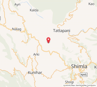 Map of Ghatru, Himachal Pradesh