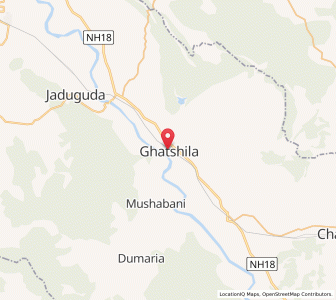 Map of Ghatsila, Jharkhand