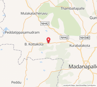 Map of Ghattu, Andhra Pradesh