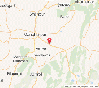 Map of Ghatwari, Rajasthan