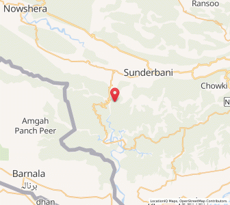 Map of Ghaulian, Kashmir