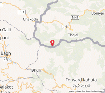 Map of Ghikot, Kashmir