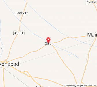Map of Ghiror, Uttar Pradesh