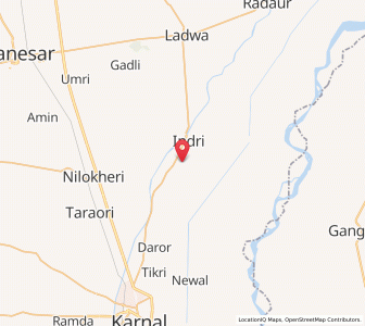 Map of Ghisarpari, Haryana