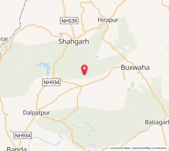 Map of Ghoghara, Madhya Pradesh