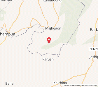 Map of Ghorabandha, Bihar