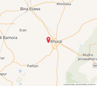 Map of Ghorat, Madhya Pradesh