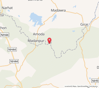 Map of Ghoreta, Madhya Pradesh