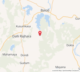 Map of Ghotia, Chhattisgarh