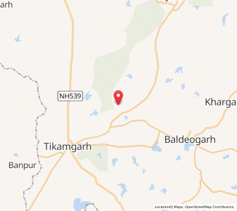 Map of Ghuchai, Madhya Pradesh
