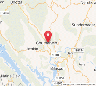 Map of Ghumarwin, Himachal Pradesh