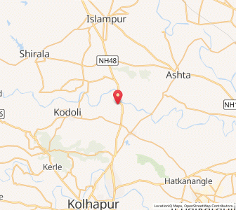 Map of Ghunaki, Maharashtra