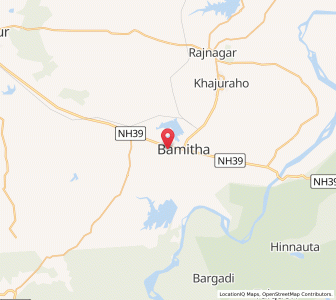 Map of Ghura, Madhya Pradesh