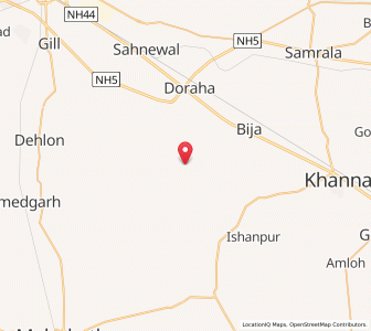 Map of Ghurani Khurd, Punjab