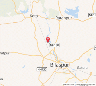 Map of Ghutku, Chhattisgarh