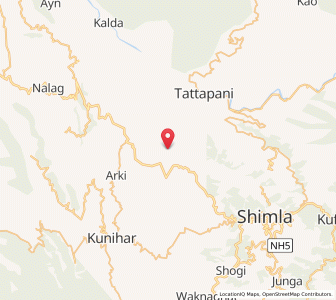 Map of Gianchari, Himachal Pradesh