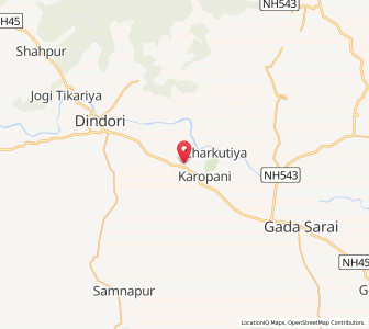 Map of Gidha, Madhya Pradesh