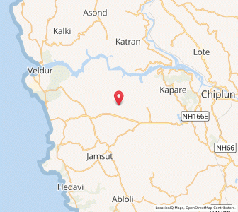 Map of Gimvi, Maharashtra