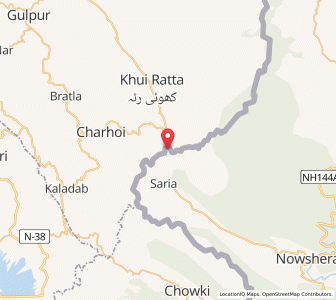Map of Girari, Kashmir