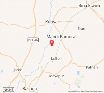 Map of Gitola, Madhya Pradesh