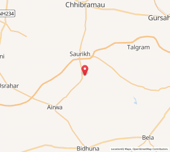 Map of Glaspur, Uttar Pradesh