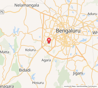 Map of Global Village, Karnataka