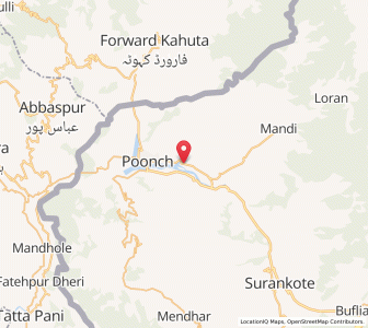 Map of Goah, Kashmir