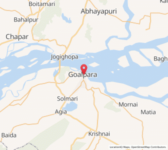 Map of Goalpara, Assam