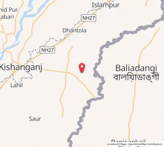 Map of Goalpokhar, West Bengal