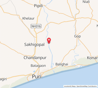 Map of Gobakund, Odisha