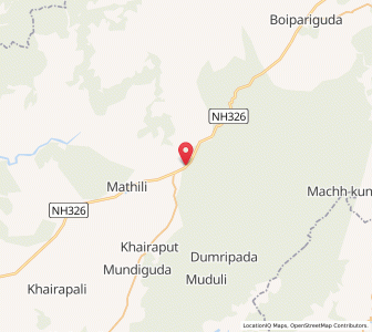 Map of Gobindapali, Odisha
