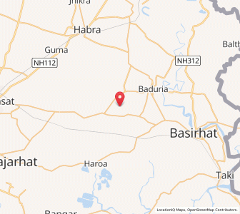 Map of Gobra, West Bengal