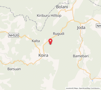 Map of Godabudini, Odisha