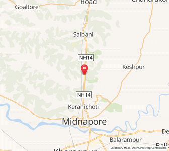 Map of Godapiasal, West Bengal