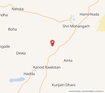 Map of Godera Nadi, Rajasthan