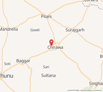 Map of Godhara Ki Bas, Rajasthan