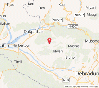 Map of Godria, Uttarakhand