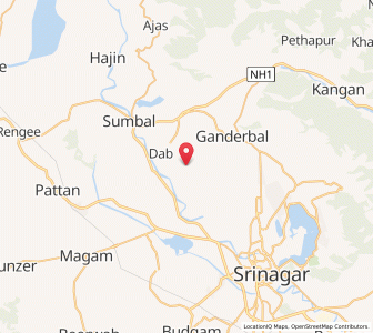 Map of Gogajhigund, Kashmir