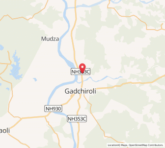 Map of Gogaon, Madhya Pradesh