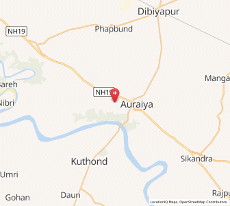 Map of Gohanan, Uttar Pradesh