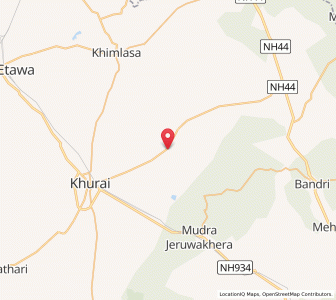 Map of Golani, Madhya Pradesh