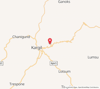 Map of Golcha, Kashmir