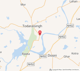 Map of Golher, Rajasthan