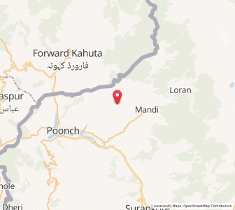 Map of Goli, Kashmir
