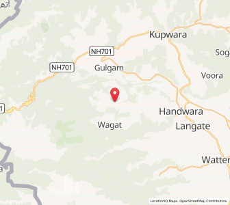 Map of Golipur, Kashmir