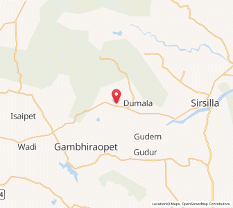 Map of Gollapalli, Andhra Pradesh